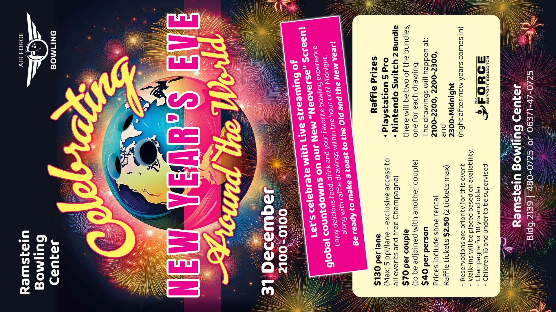 01 Flyer food truck blue